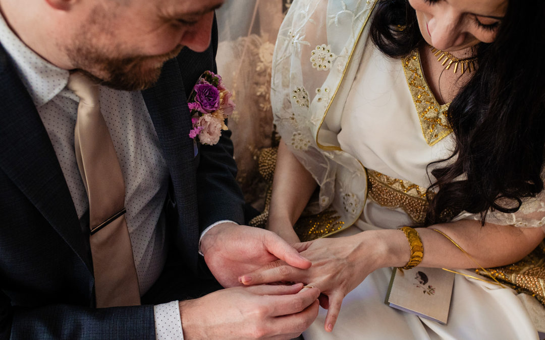 Rawia + Matt | In Home Wedding Photos | Arlington, Virginia