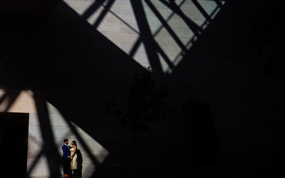 Aida + Andrew | National Gallery of Art Engagement Photos | Washington DC