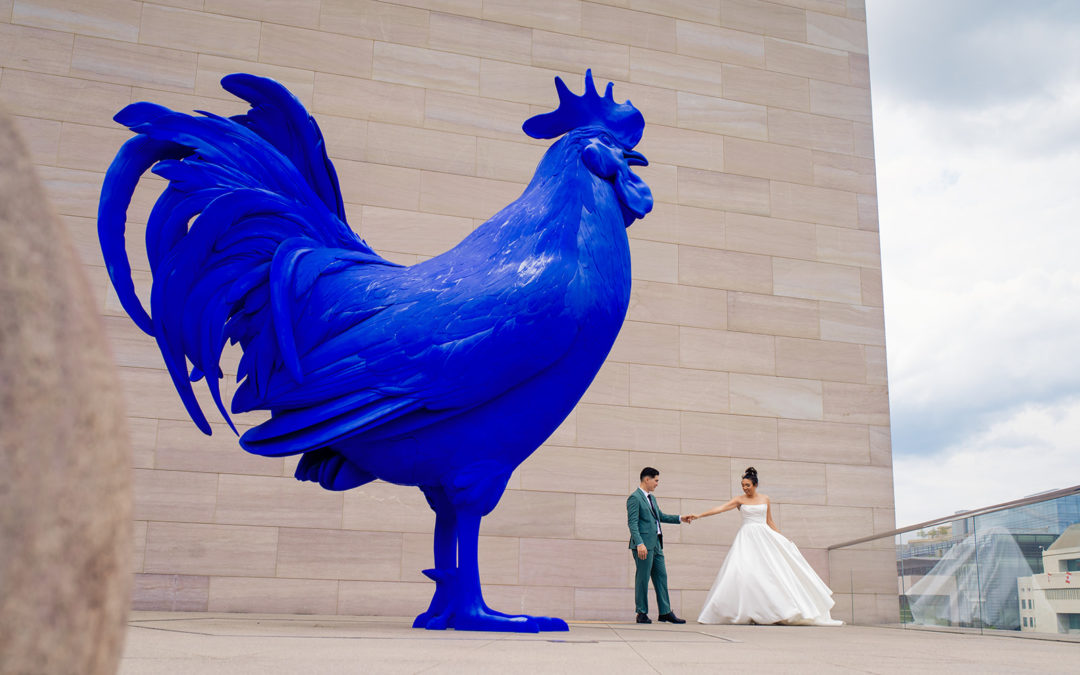 Ocean + Daniel | Wedding Portraits | National Gallery of Art | Washington DC