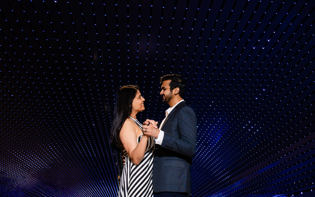 Disha + Somu | Enid A Haupt Gardens and NGA Engagement Photos | Washington, DC