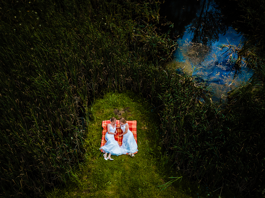Same-sex destination wedding in Germany by DC wedding photographers of Potok's World Photography
