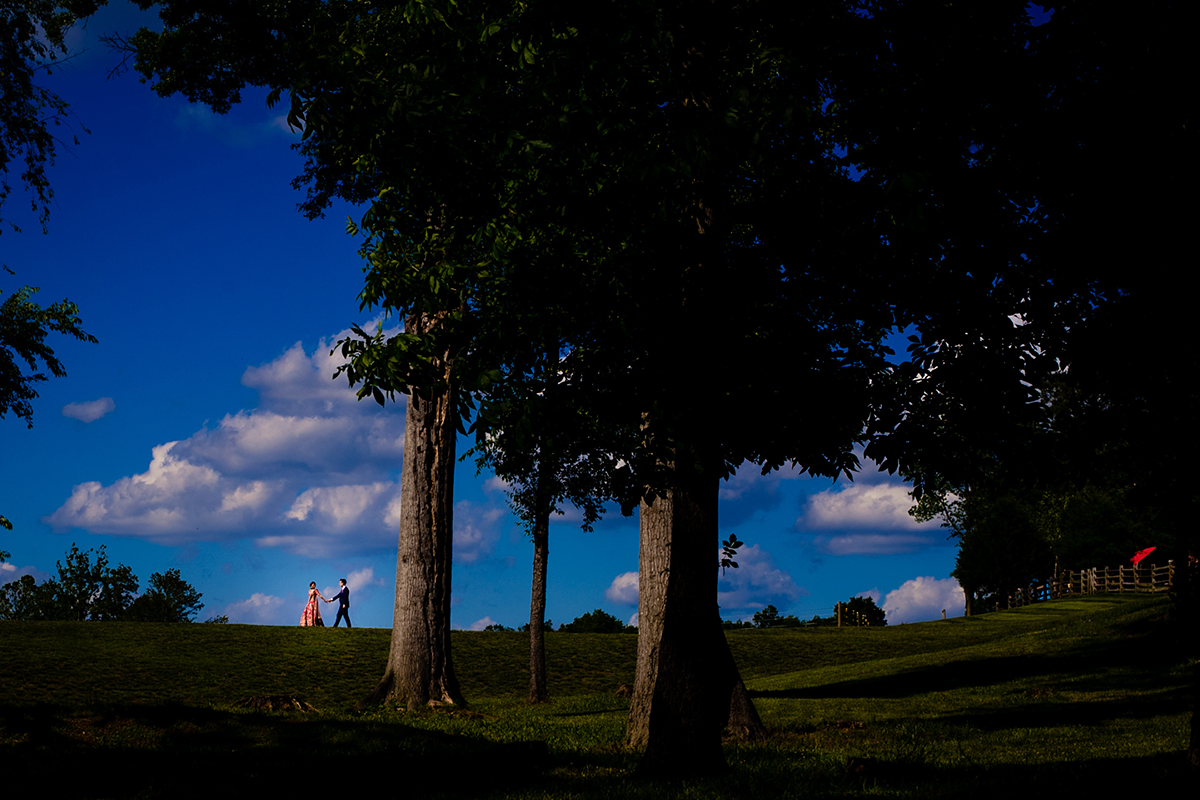 Creative couples portraits of bride and groom at the Winery at Bull Run by DC wedding photographers of Potok's World Photography