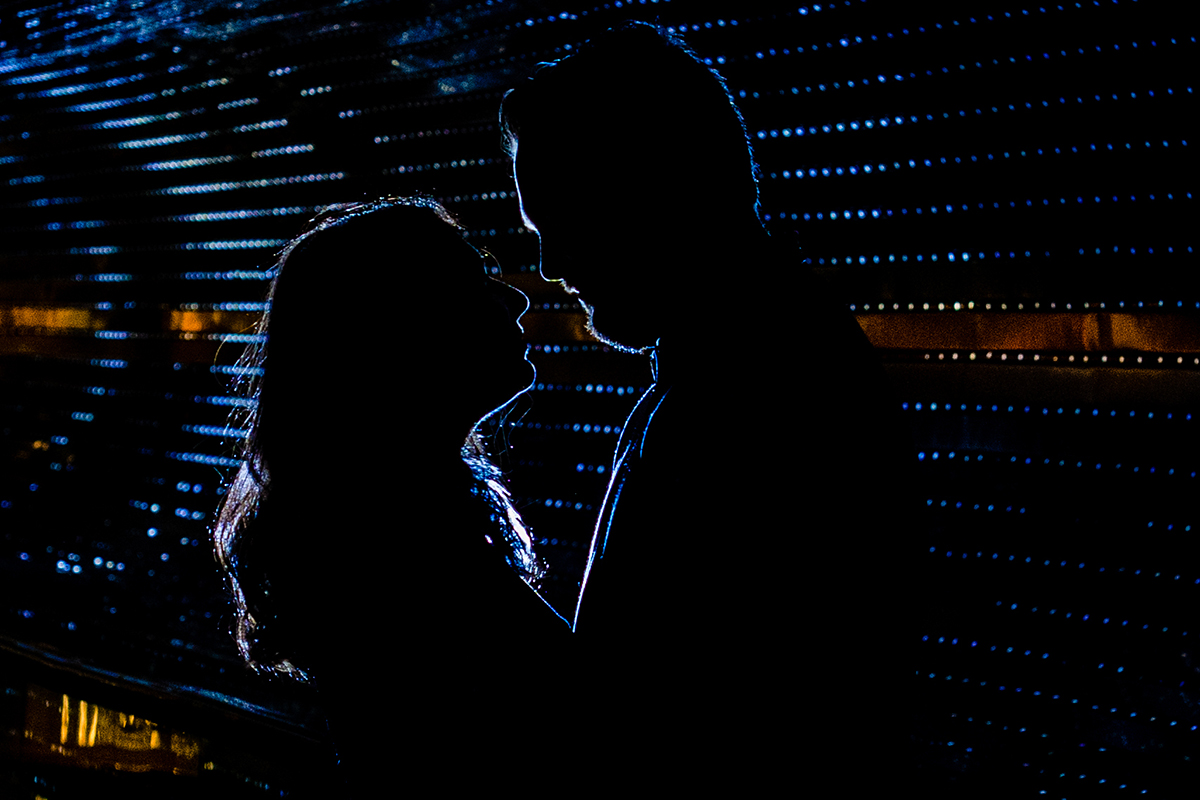 Engagement photos in the Multiverse of the National Gallery of Art by DC wedding photographer of Potok's World Photography
