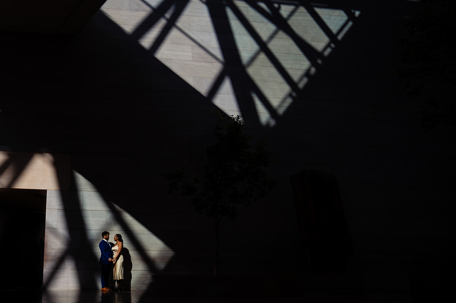 Creative engagement photos at the National Gallery of Art in Washington DC by Potok's World Photography