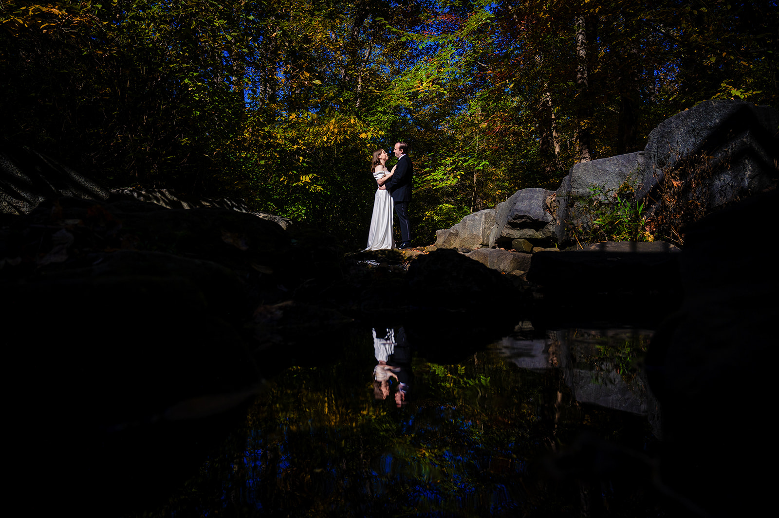 Hope and Austin's Green Spring Gardens Virginia fall mini elopement by Potok's World Photography
