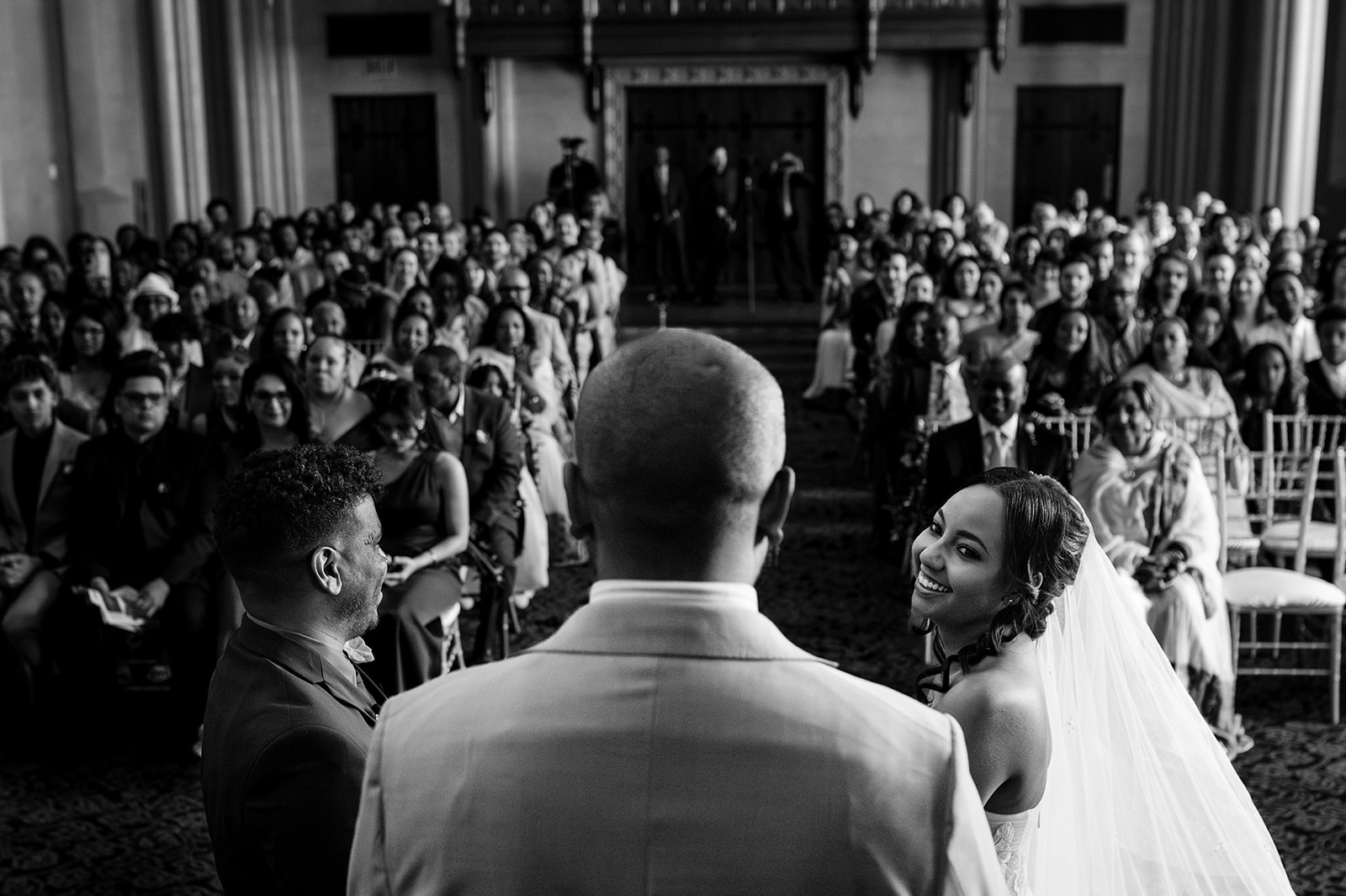 Wedding Ceremony at the Grand Baltimore in Maryland by Potok's World Photography