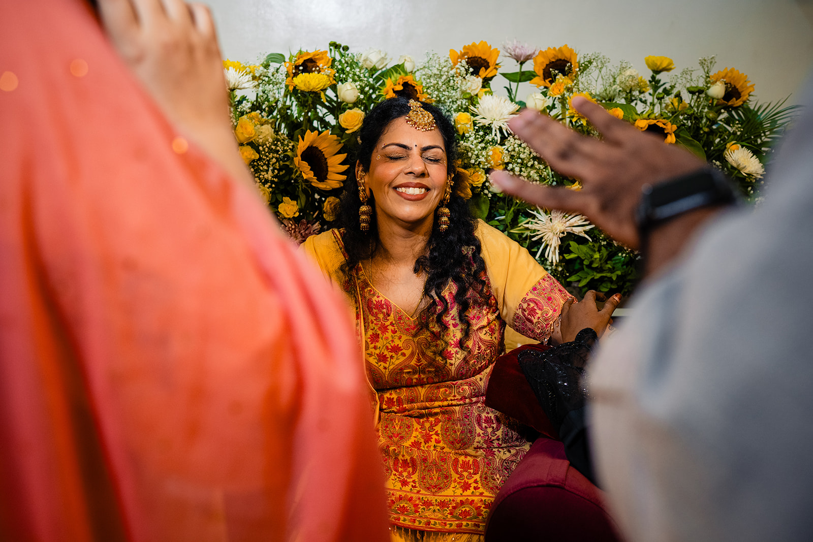 Mehendi ceremony photos at Green Meadows Resort in Chennai