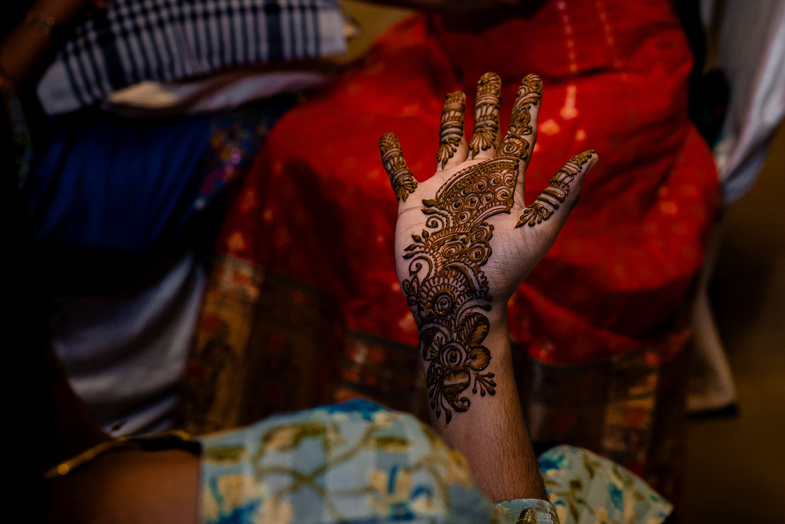 Mehendi ceremony photos at Green Meadows Resort in Chennai