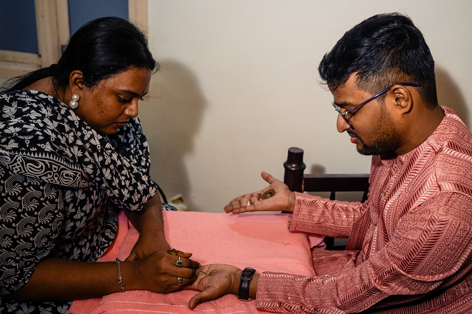 Mehendi ceremony photos at Green Meadows Resort in Chennai