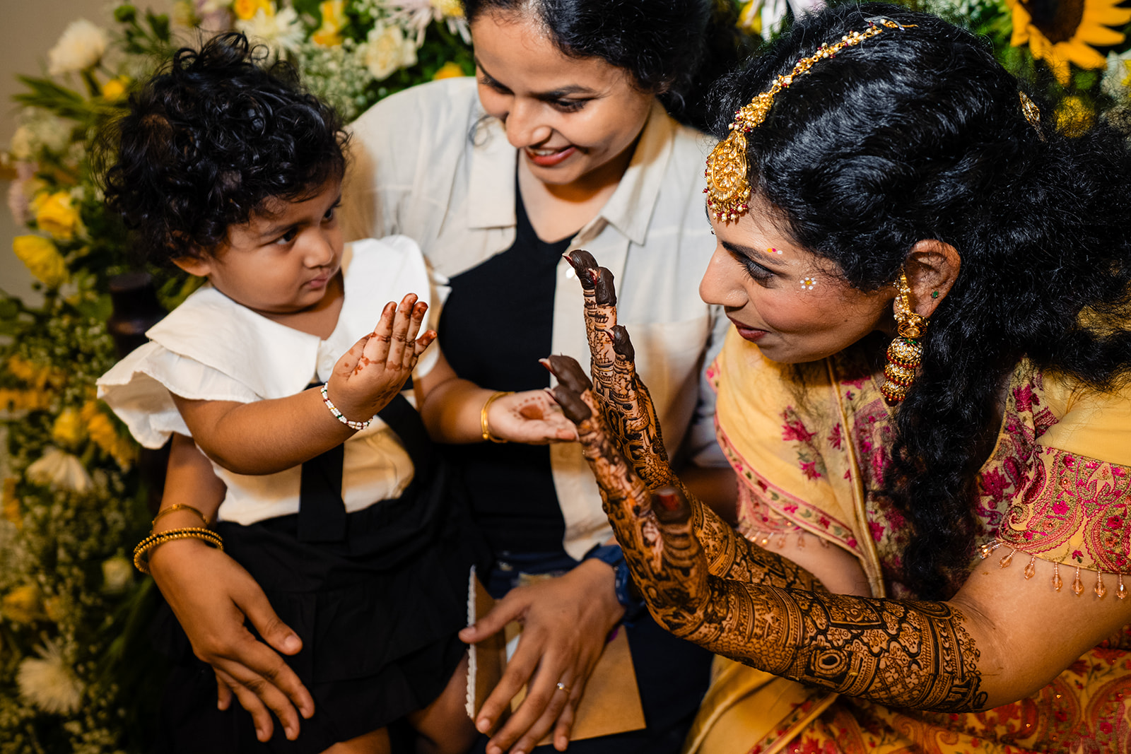 Mehendi ceremony photos at Green Meadows Resort in Chennai