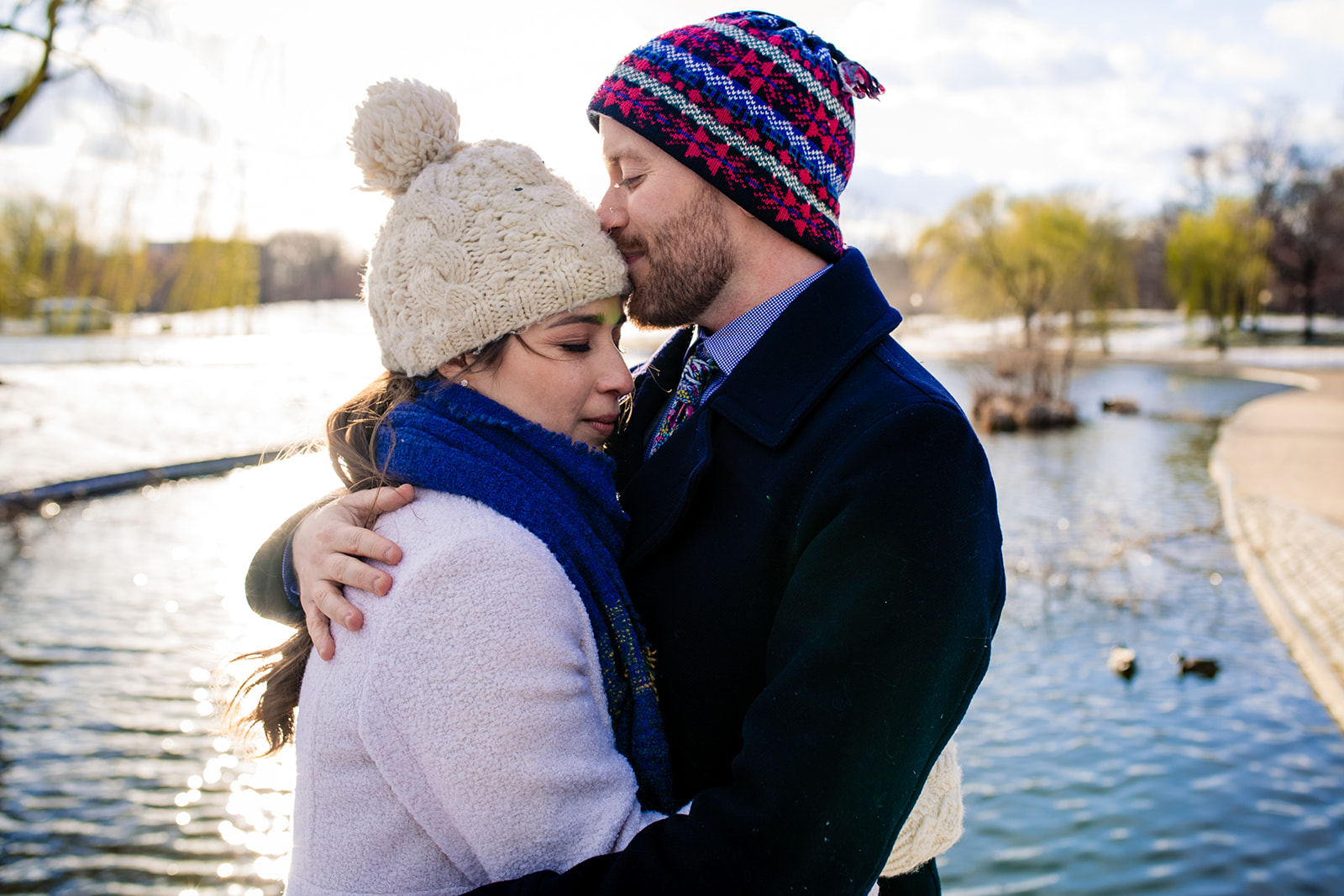 Winter proposal at the Constitution Gardens in Washington DC by Potok's World Photography