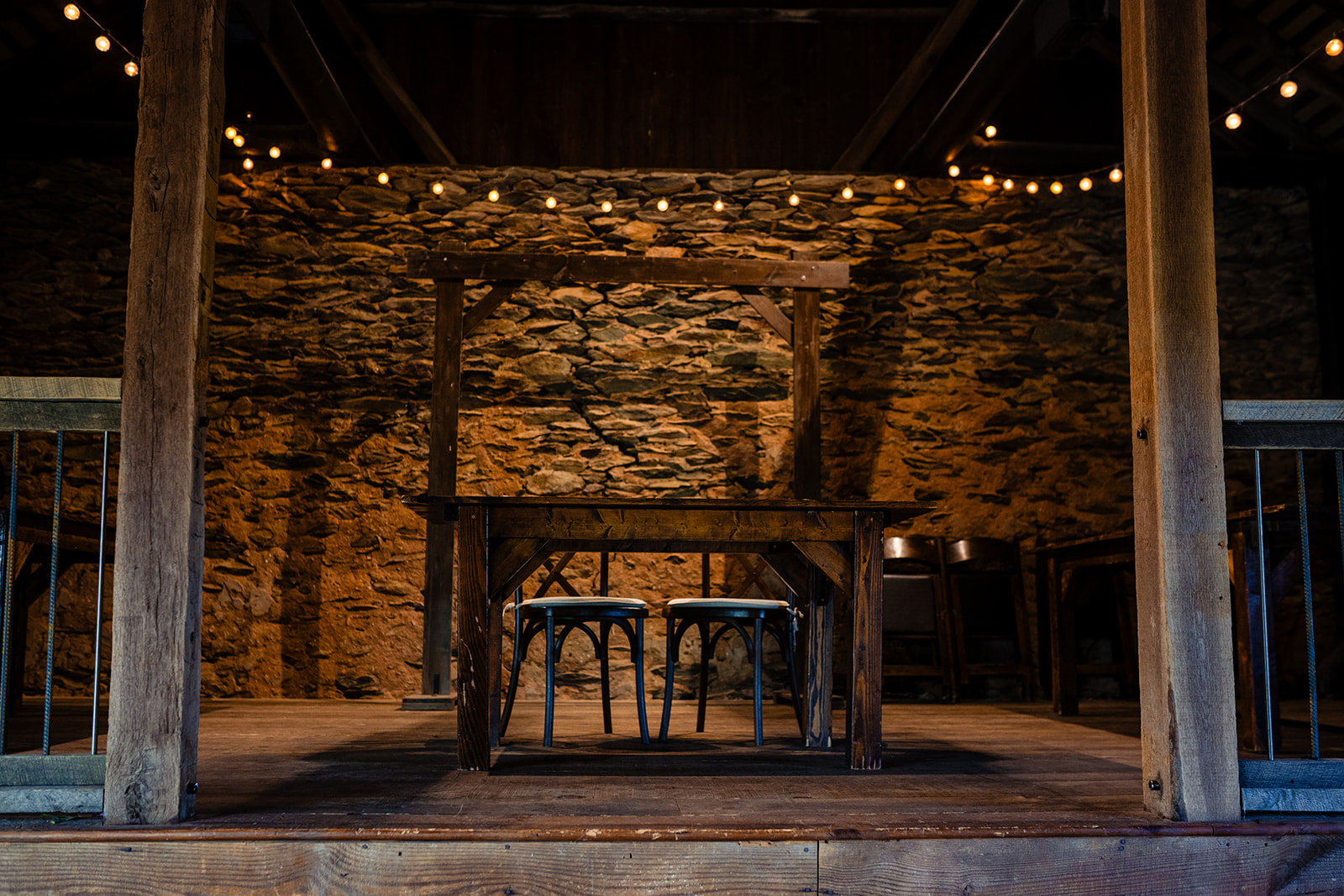 Historic Heartstone Barn at Kalero Vineyard Wedding Venue in Loudoun County VA